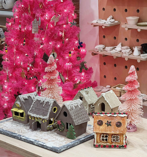 Handbuilding Gingerbread House Workshop at Richmond