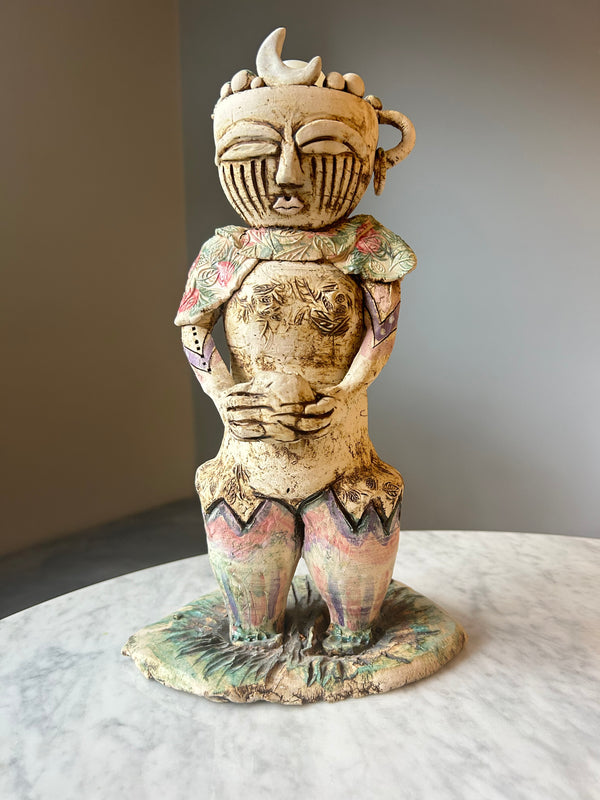 International Women's Day Goddess Planter Painting Pottery Handbuilding Workshop at Richmond