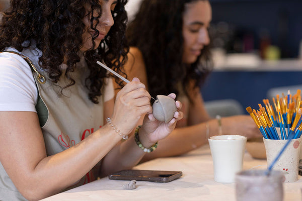 Handbuilding and Pottery Painting Class at Dundas
