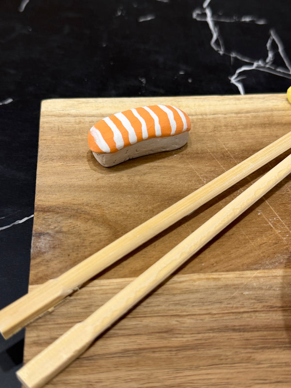 Sushi & Clay Experience: Sushi Rolling and Painting Ceramic Set at Richmond