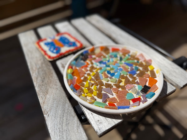 Outdoor Mosaic Workshop at Richmond