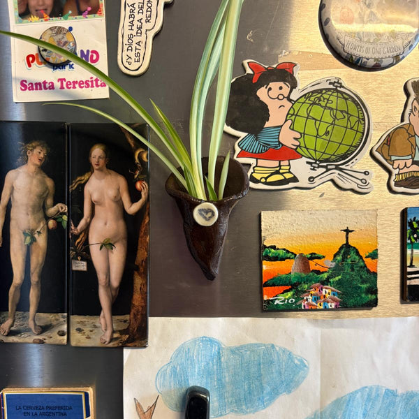 Magnetic Plant Holder Pottery Clay with me toronto