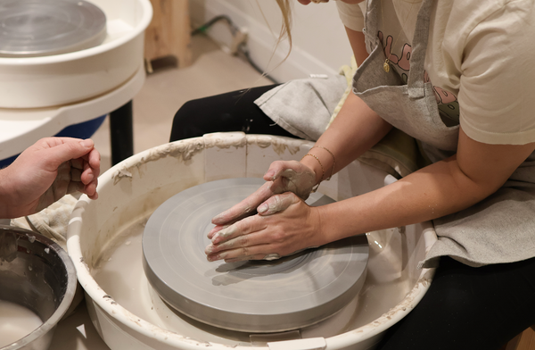 Spinning with Strangers Pottery Wheel Class at Dundas