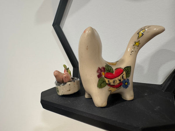 Valentines Day Cats Handbuilding Class at Richmond