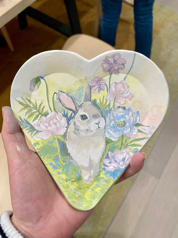 NEW Mother’s Day Spring Plate Painting Workshop at Richmond