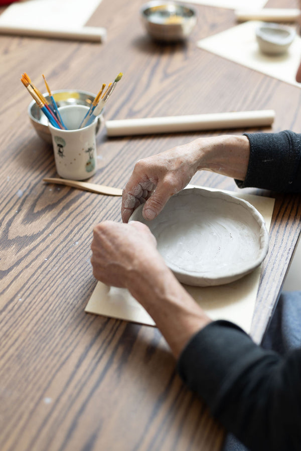 Intro Handbuilding Dish Set Workshop