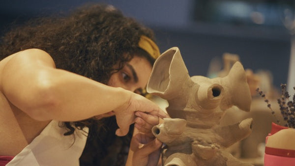 International Women's Day Goddess Planter Painting Pottery Handbuilding Workshop at Richmond