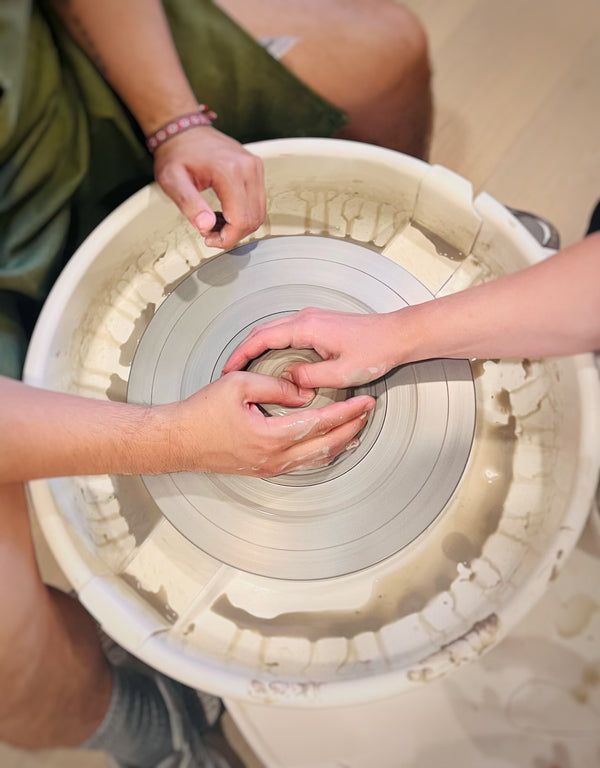 Date Night Pottery Wheel - 75 min Quickie (Adults Only) 2 person package