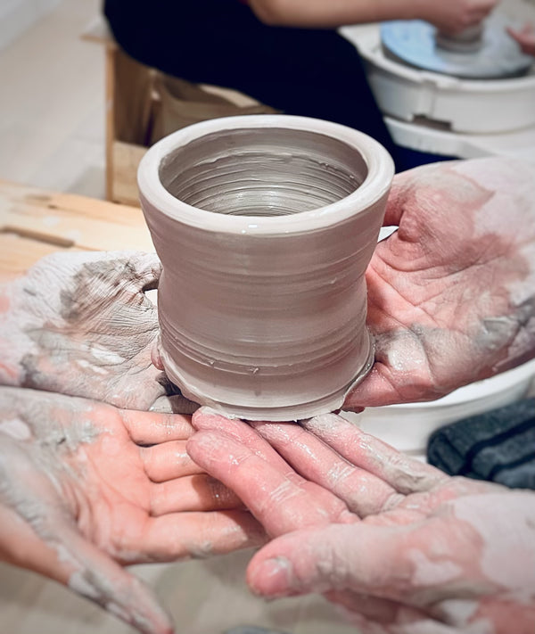 Date Night Pottery Wheel - 75 min Quickie (Adults Only) 2 person package