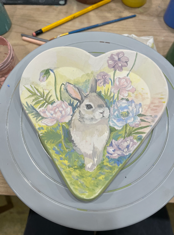 NEW Mother’s Day Spring Plate Painting Workshop at Richmond