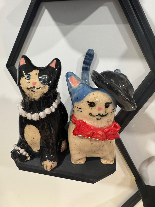 Valentines Day Cats Handbuilding Class at Richmond