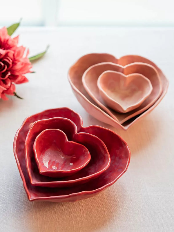 Handbuilding Class Ft. Heart Bowl Set of 3 (Valentine's Special) at Richmond