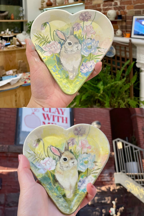 NEW Mother’s Day Spring Plate Painting Workshop at Richmond