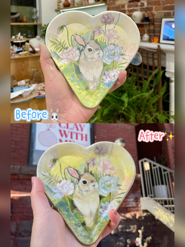 NEW Mother’s Day Spring Plate Painting Workshop at Richmond