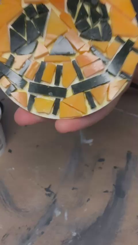 mosaic workshop grout application